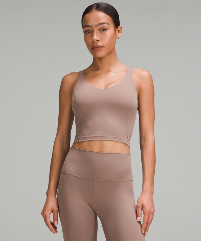 Lululemon lululemon Align™ Tank Top *Light Support, C / D Cup Taupetastic Online Outlet Sale