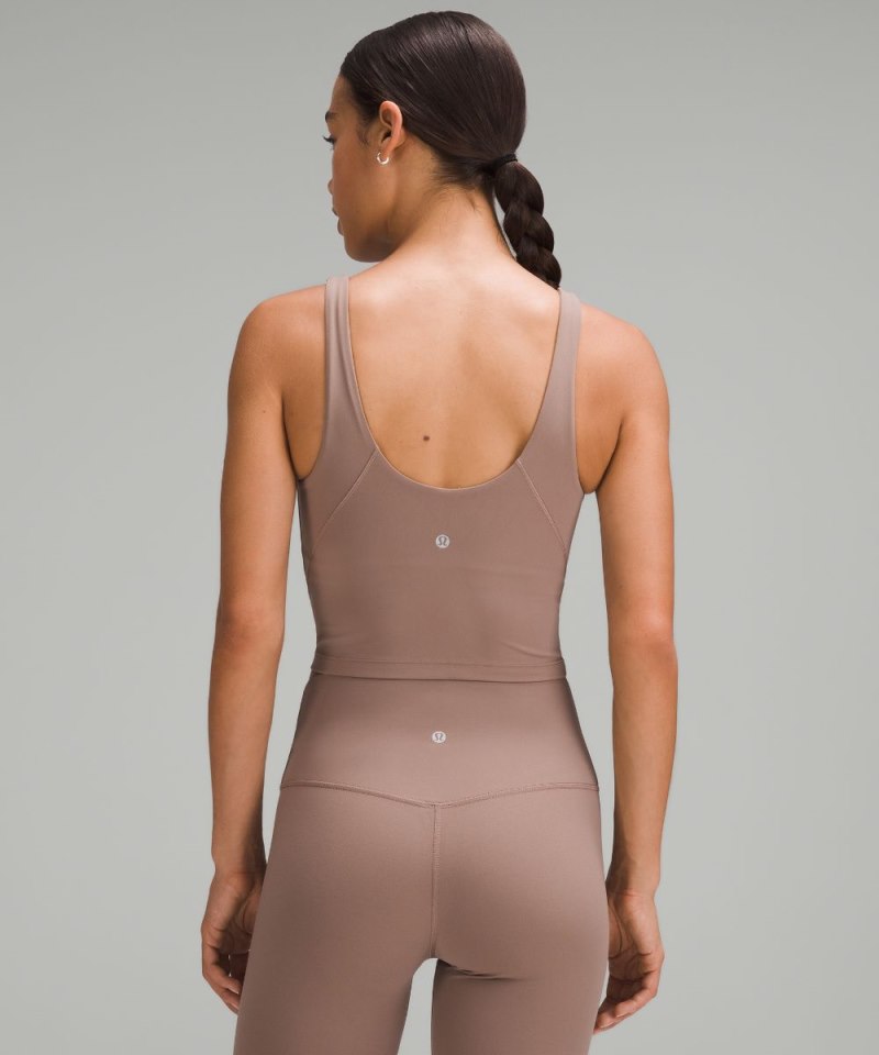 Lululemon lululemon Align™ Tank Top *Light Support, C / D Cup Taupetastic Online Outlet Sale