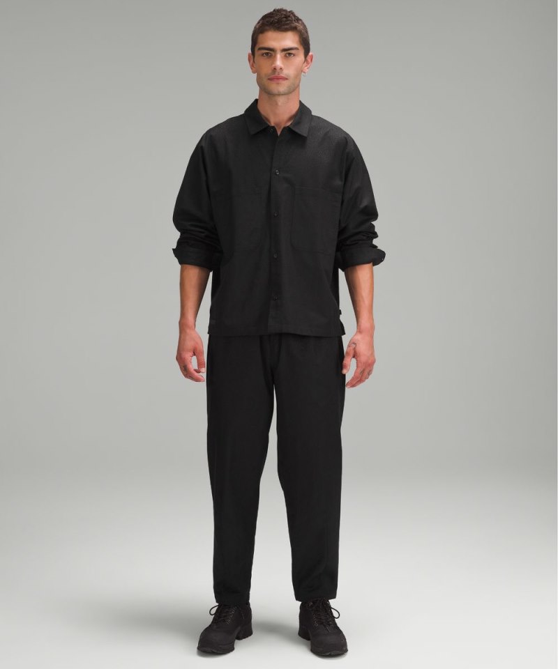 Lululemon lululemon lab Jacquard Relaxed-Tapered Pant 27"L Leopardo Jacquard Med Black Online Outlet Sale