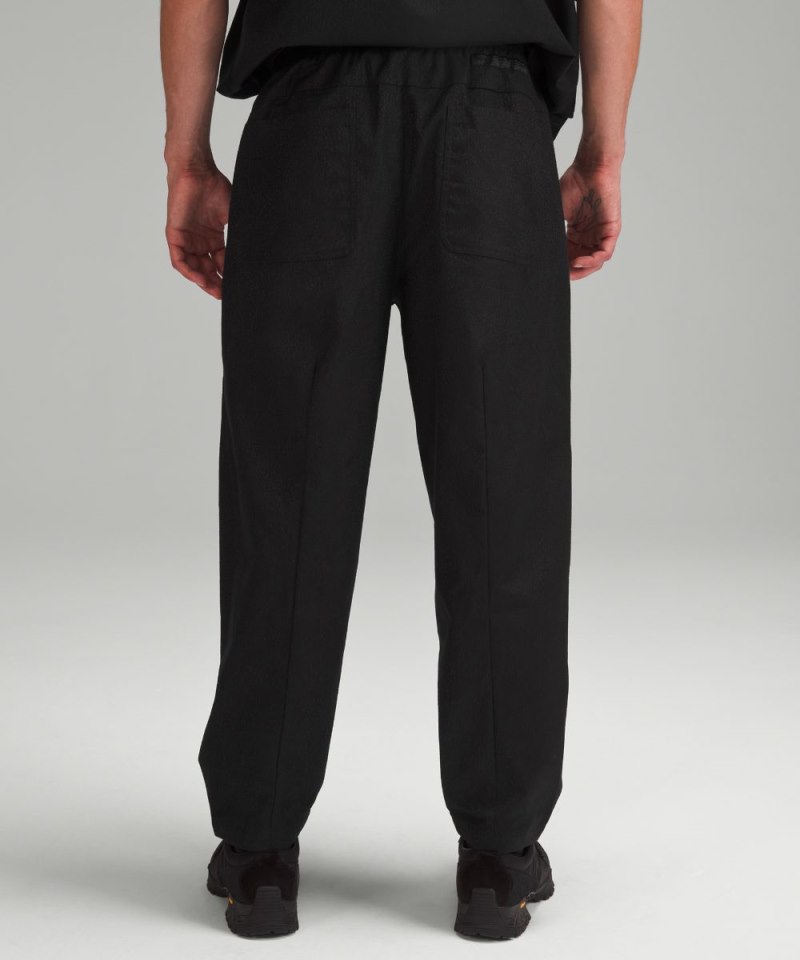 Lululemon lululemon lab Jacquard Relaxed-Tapered Pant 27"L Leopardo Jacquard Med Black Online Outlet Sale