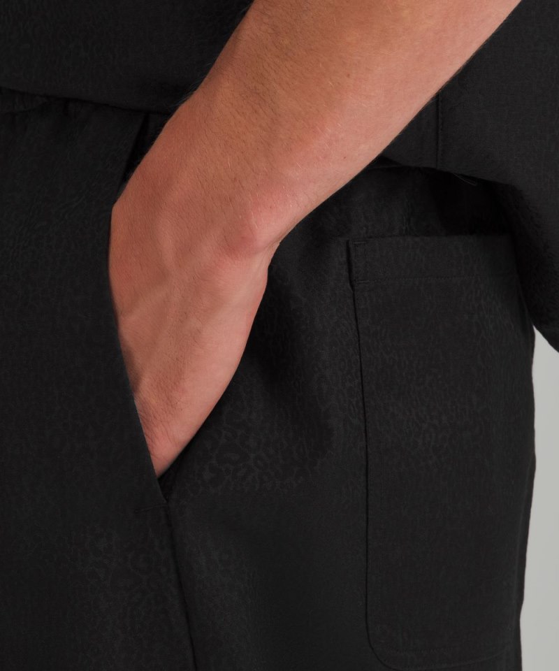 Lululemon lululemon lab Jacquard Relaxed-Tapered Pant 27"L Leopardo Jacquard Med Black Online Outlet Sale