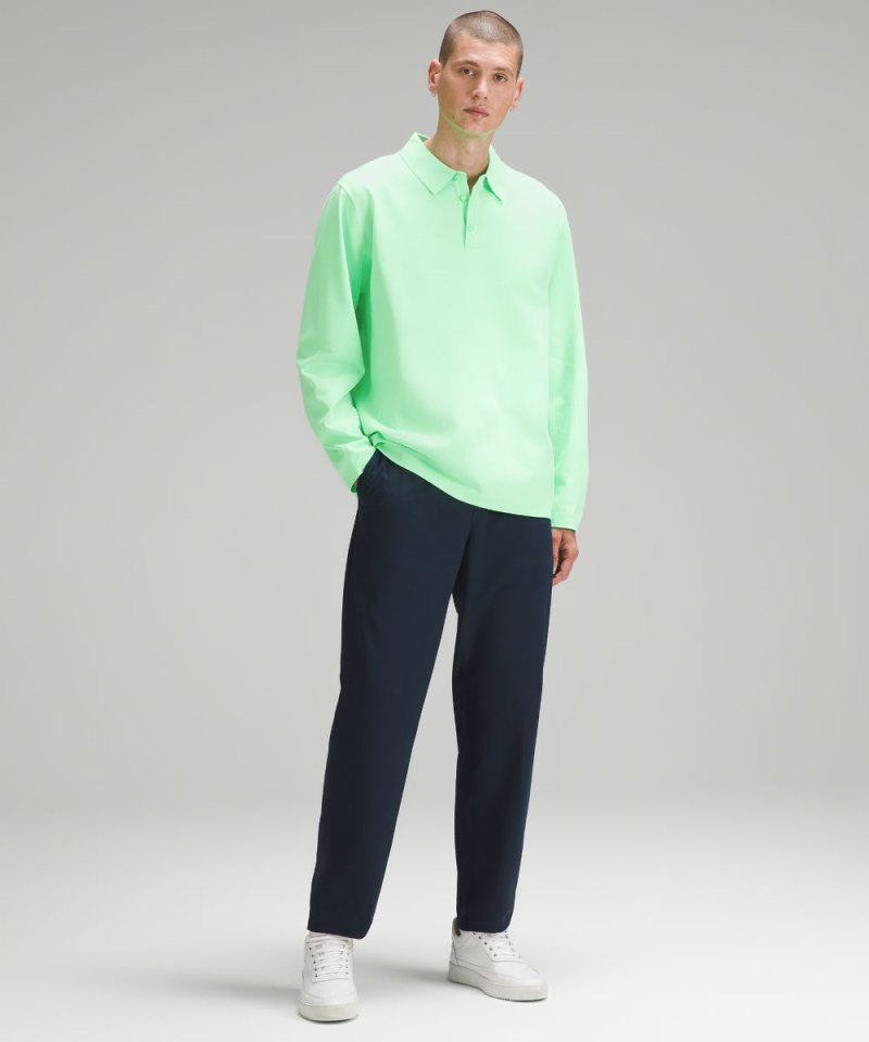 Lululemon Lightweight Knit Long-Sleeve Polo Shirt #N / A Online Outlet Sale