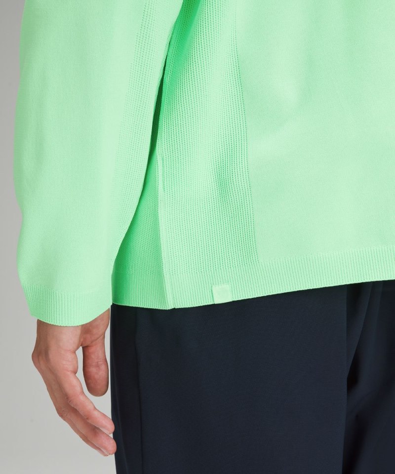 Lululemon Lightweight Knit Long-Sleeve Polo Shirt #N / A Online Outlet Sale