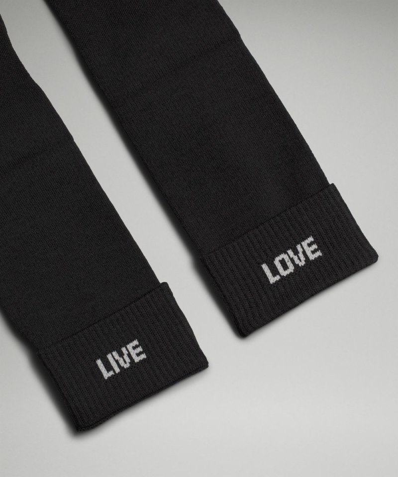 Lululemon Men's Daily Stride Comfort Crew Socks *3 Pack Black Online Outlet Sale