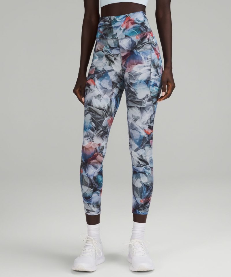 Lululemon Fast and Free High-Rise Tight 25” Pockets *Updated Luminescent Floral Multi Online Outlet Sale