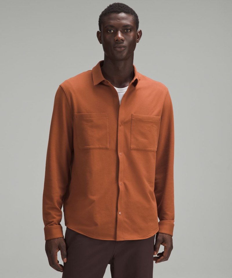 Lululemon Soft Knit Overshirt *French Terry Sable Online Outlet Sale