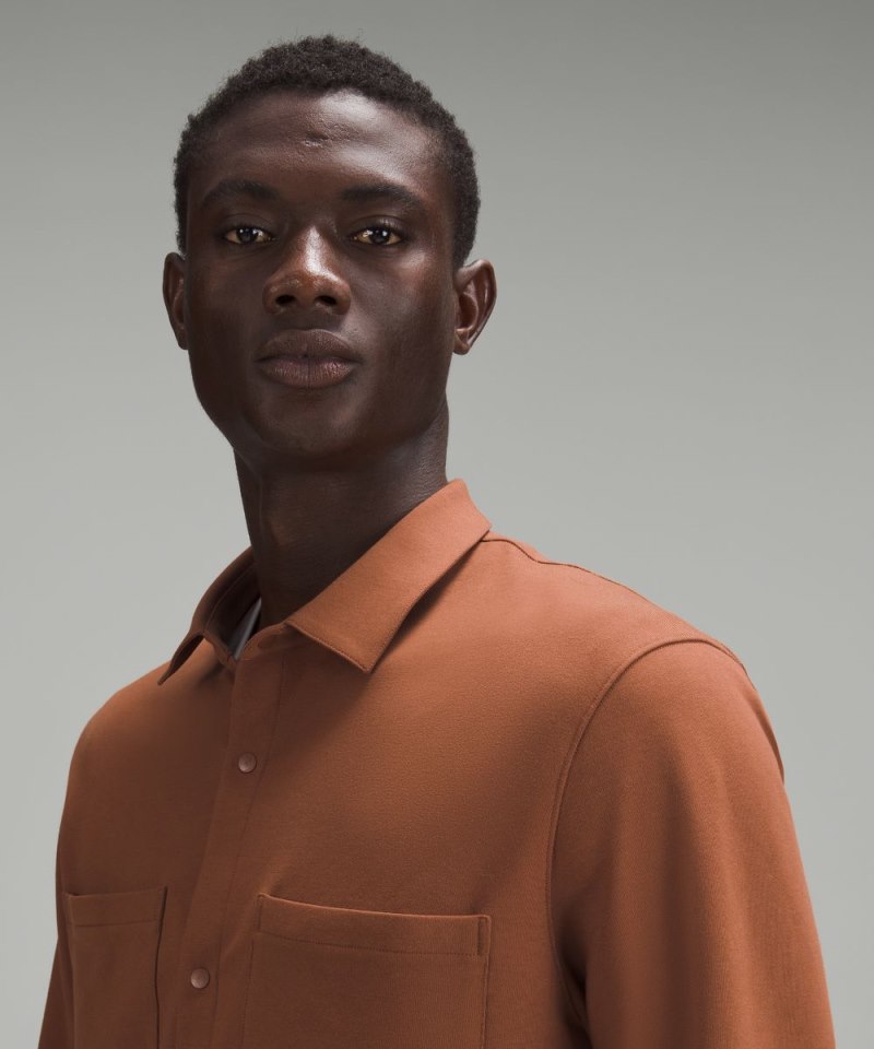 Lululemon Soft Knit Overshirt *French Terry Sable Online Outlet Sale