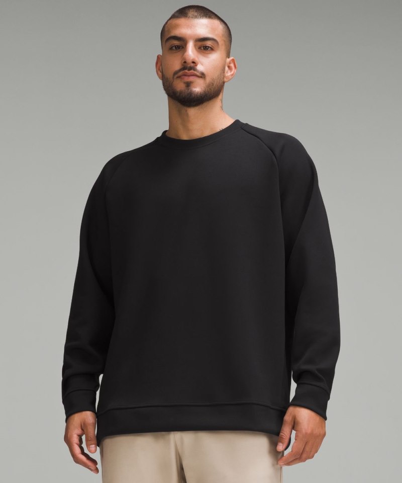 Lululemon Smooth Spacer Classic-Fit Crew Black Online Outlet Sale