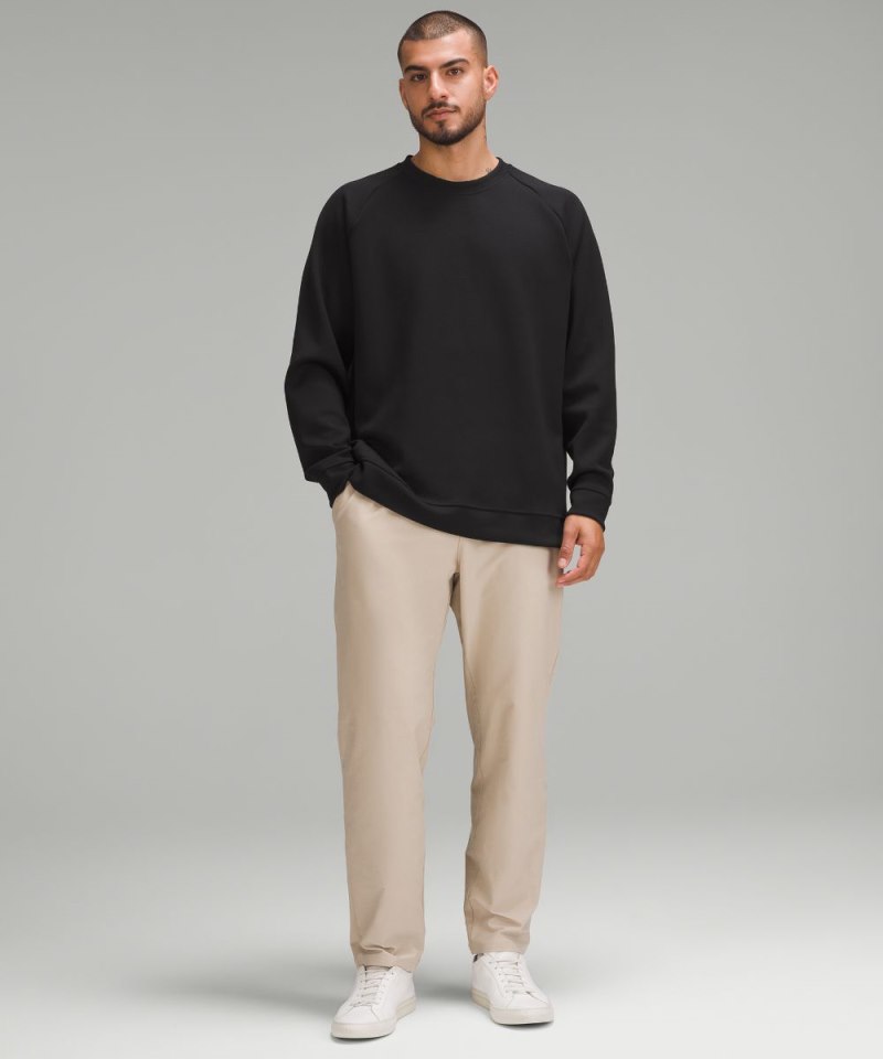 Lululemon Smooth Spacer Classic-Fit Crew Black Online Outlet Sale