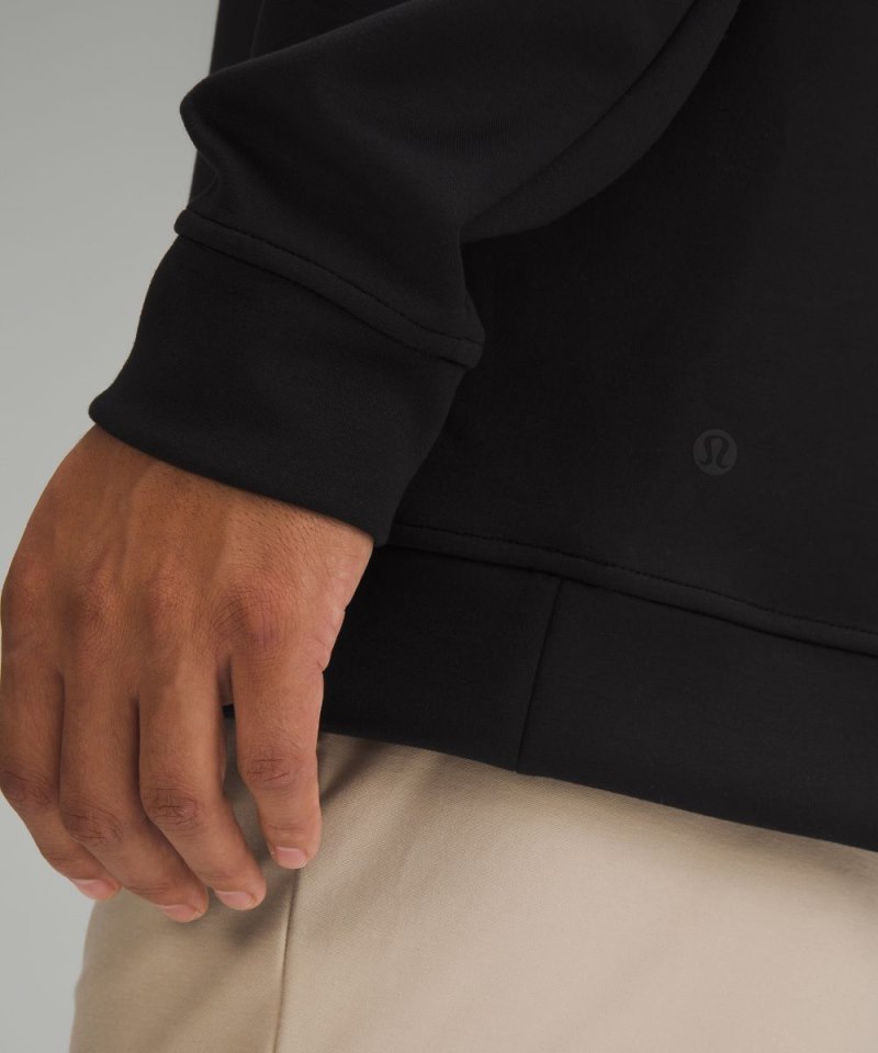 Lululemon Smooth Spacer Classic-Fit Crew Black Online Outlet Sale
