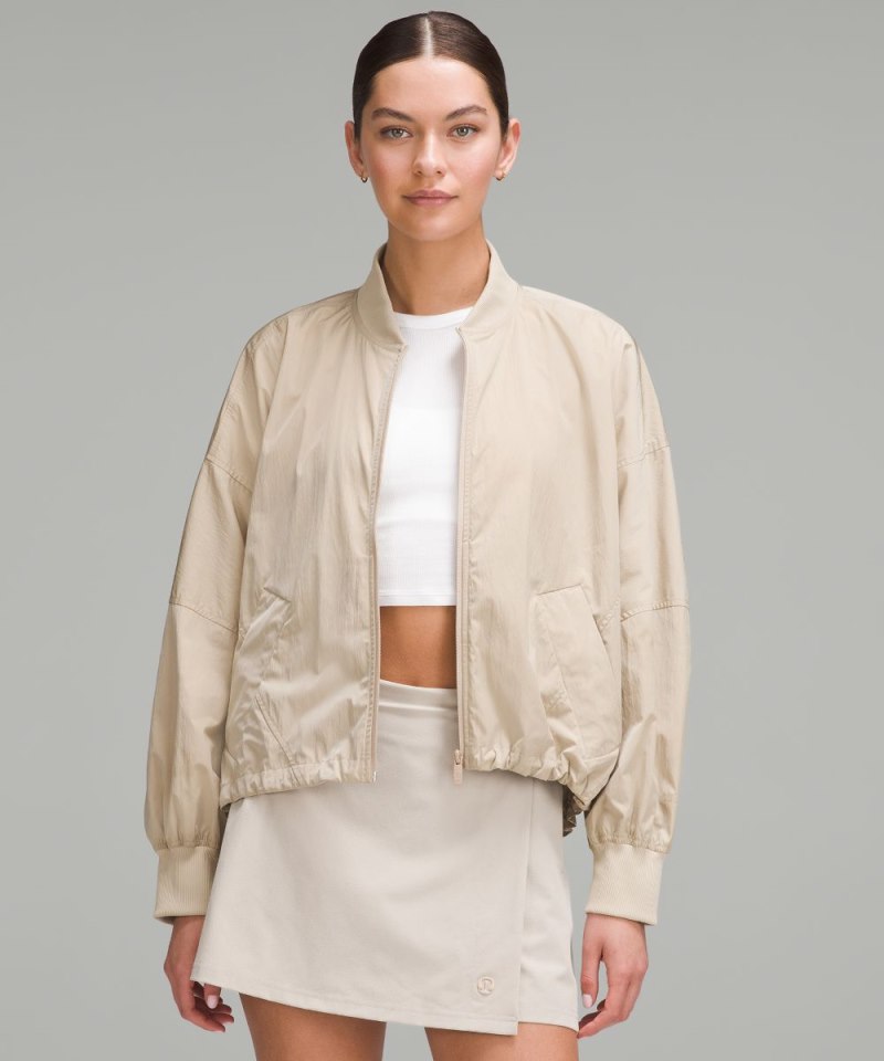Lululemon Lightweight Hem-Cinch Bomber Jacket Trench Online Outlet Sale