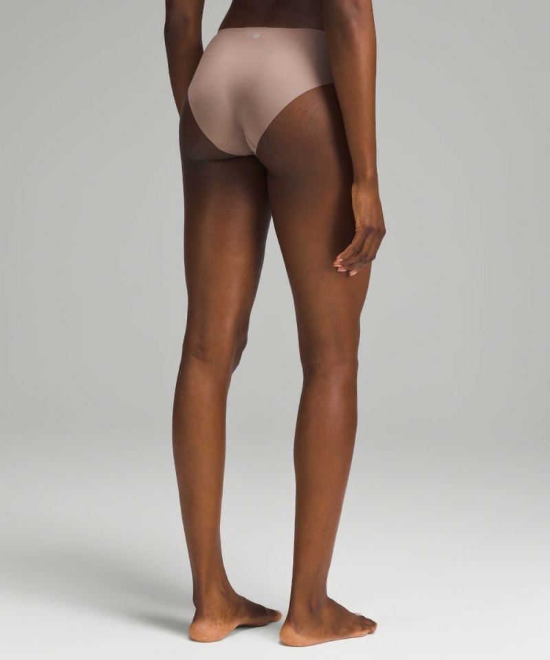 Lululemon InvisiWear Mid-Rise Bikini Underwear *3 Pack Strawberry Milkshake / Taupetastic / Jumie Stripe White Vapor Online Outlet Sale