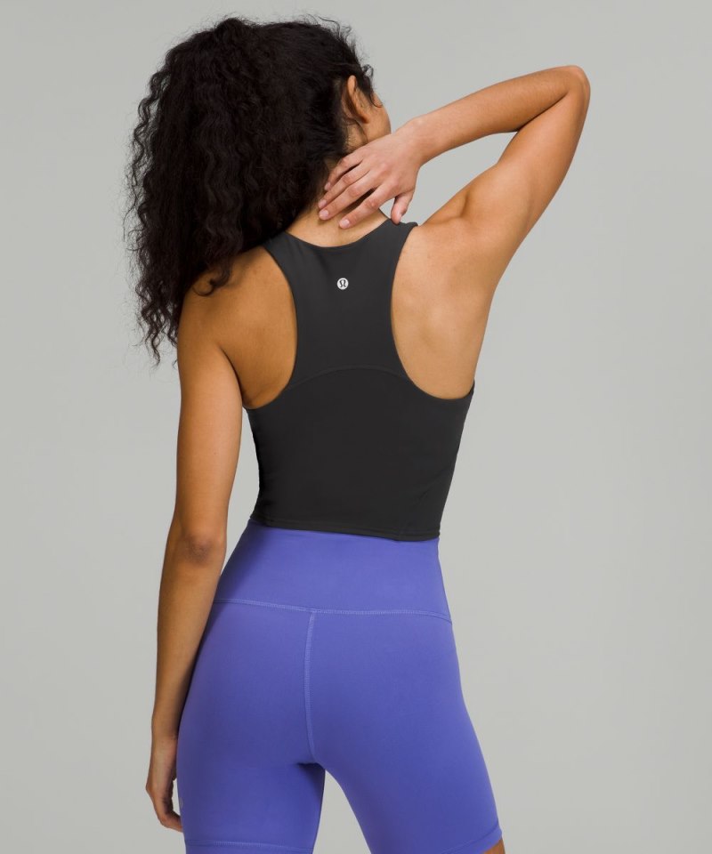 Lululemon Wunder Train Racerback Tank Top Black Online Outlet Sale