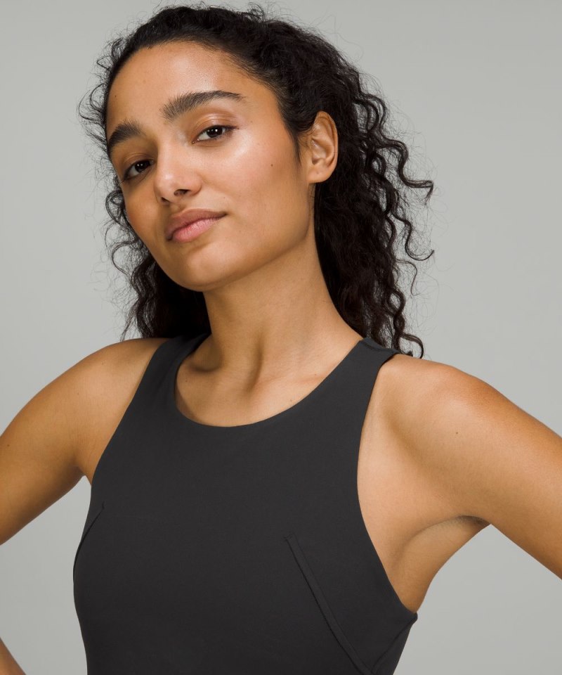 Lululemon Wunder Train Racerback Tank Top Black Online Outlet Sale