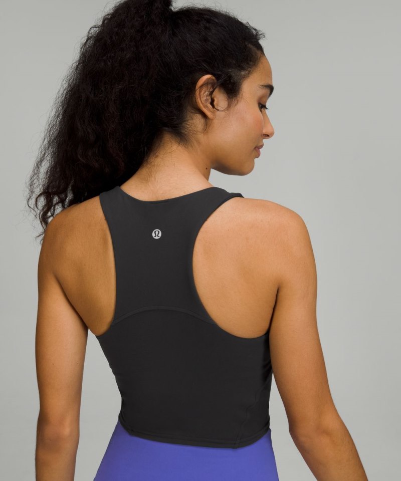 Lululemon Wunder Train Racerback Tank Top Black Online Outlet Sale