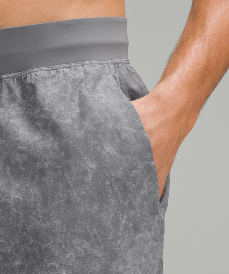 Lululemon T.H.E. Linerless Short 9" Gravel Dust Asphalt Grey Multi Online Outlet Sale