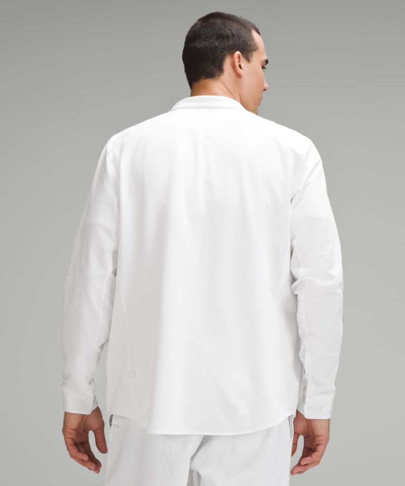Lululemon Commission Long-Sleeve Shirt White Online Outlet Sale