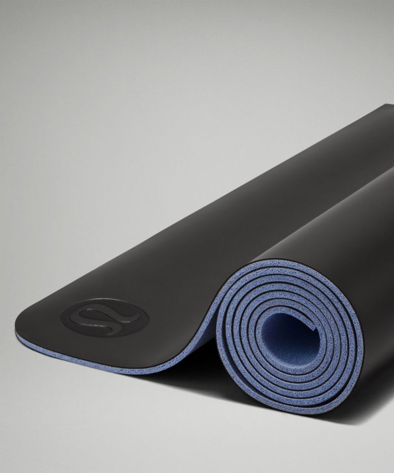 Lululemon The Mat 5mm *Made With FSC™ Certified Rubber Black / Blue Linen Online Outlet Sale
