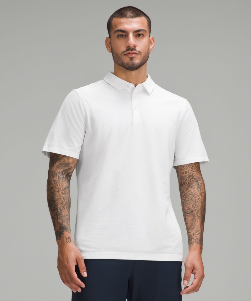 Lululemon Evolution Short-Sleeve Polo Shirt *Oxford White Online Outlet Sale