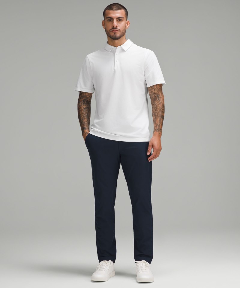 Lululemon Evolution Short-Sleeve Polo Shirt *Oxford White Online Outlet Sale