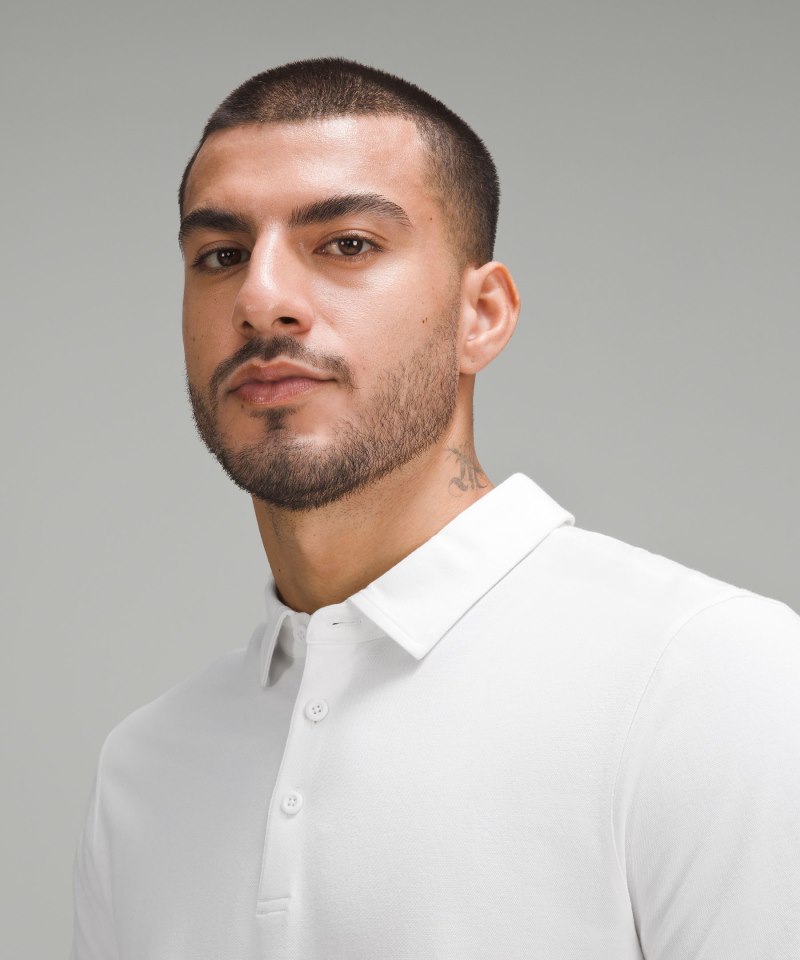 Lululemon Evolution Short-Sleeve Polo Shirt *Oxford White Online Outlet Sale