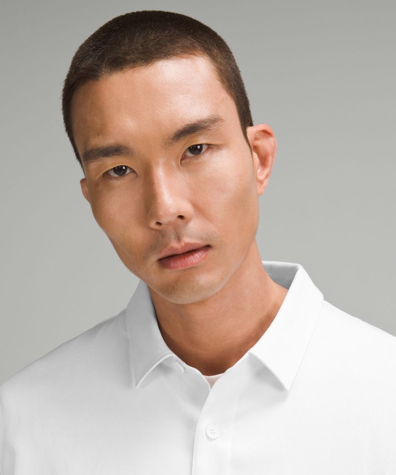 Lululemon Relaxed-Fit Long-Sleeve Button-Up Bright White Online Outlet Sale