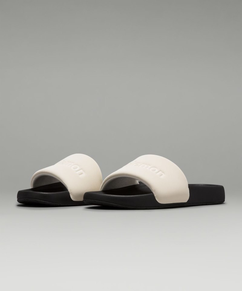 Lululemon restfeel Women's Slide *Graphic Light Ivory / Black / Light Ivory Online Outlet Sale