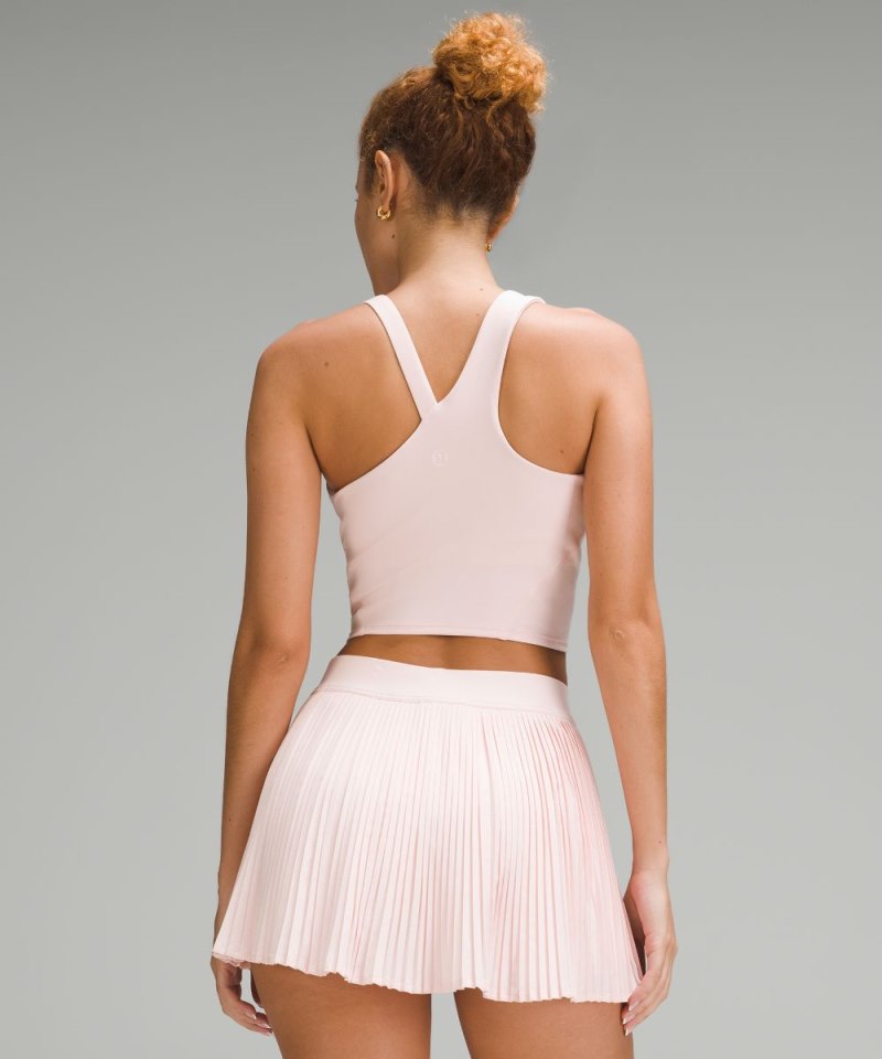Lululemon Everlux Asymmetrical Tennis Tank Top Strawberry Milkshake Online Outlet Sale
