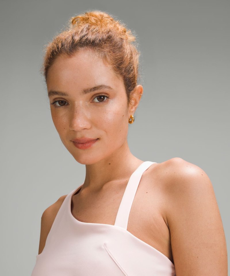 Lululemon Everlux Asymmetrical Tennis Tank Top Strawberry Milkshake Online Outlet Sale
