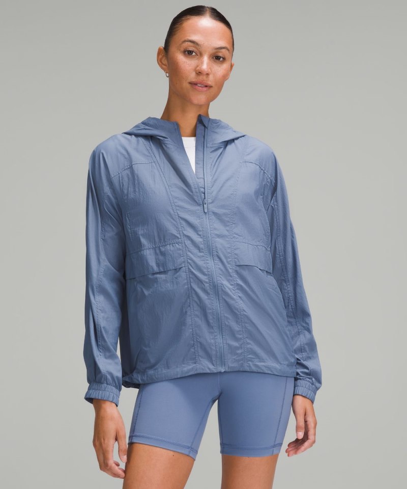 Lululemon Hood Lite Jacket Oasis Blue Online Outlet Sale