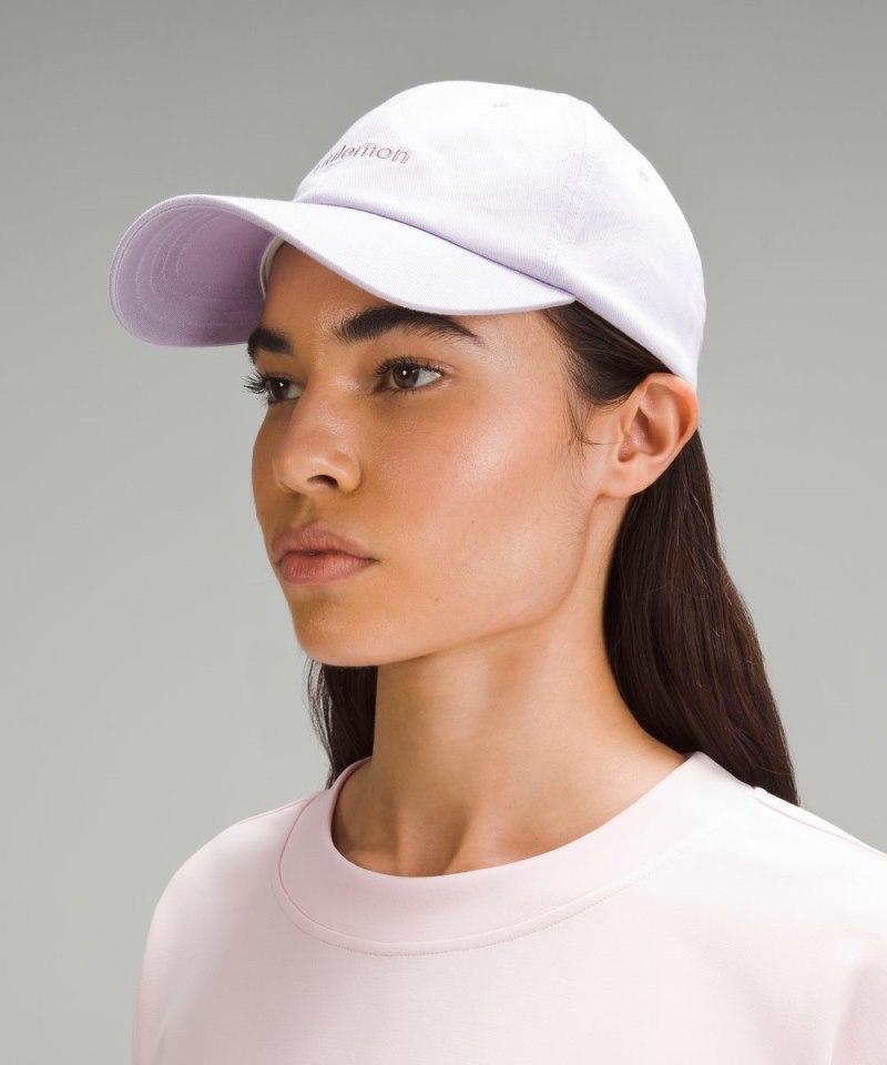 Lululemon Classic Unisex Ball Cap *Wordmark Lilac Ether / Cyber Violet Online Outlet Sale