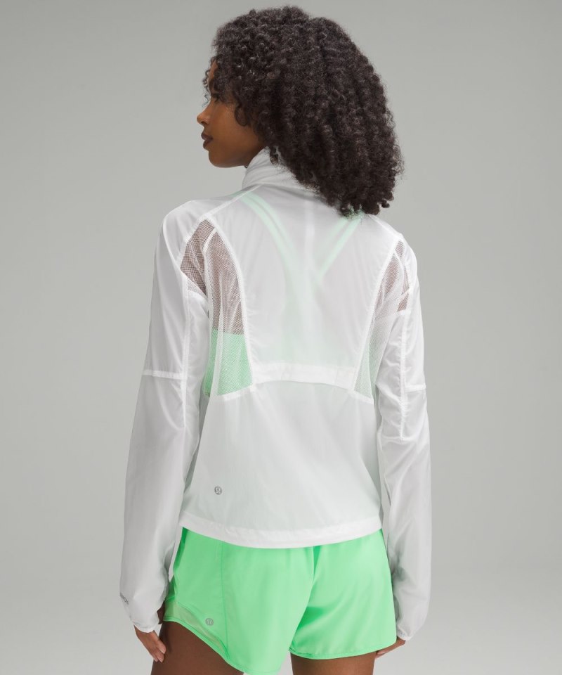 Lululemon Classic-Fit Ventilated Running Jacket White Online Outlet Sale