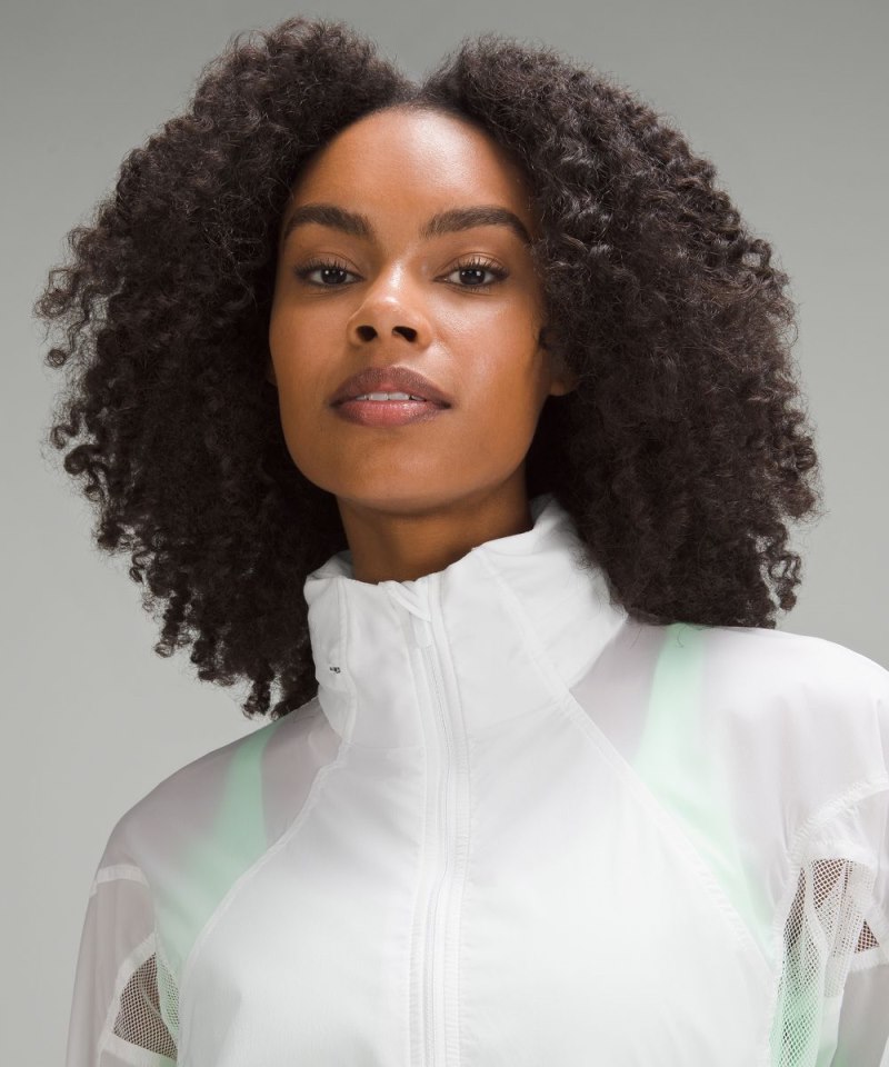 Lululemon Classic-Fit Ventilated Running Jacket White Online Outlet Sale