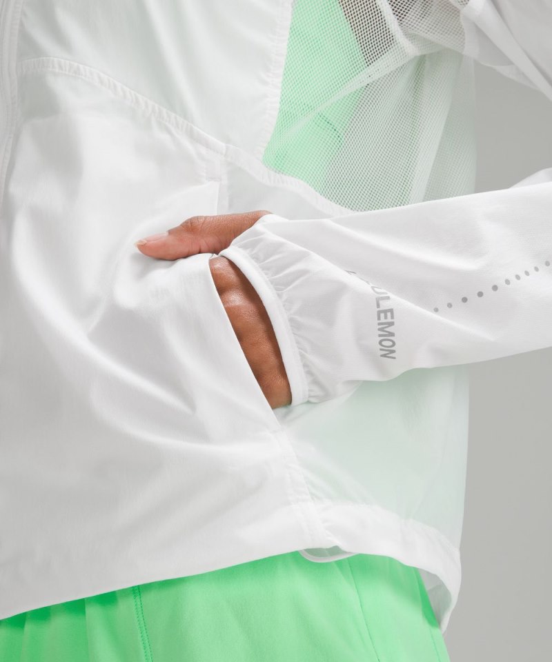 Lululemon Classic-Fit Ventilated Running Jacket White Online Outlet Sale