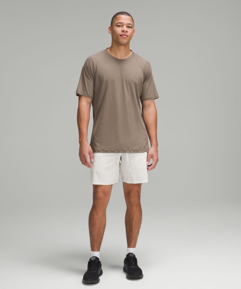 Lululemon T.H.E. Linerless Short 7" Bone Online Outlet Sale
