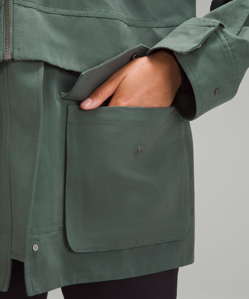 Lululemon Glyde 2-in-1 Adaptable Jacket Dark Forest Online Outlet Sale
