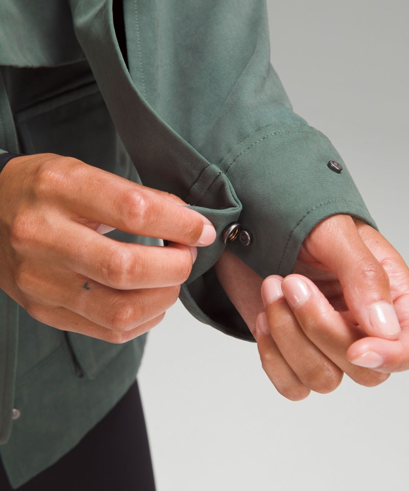 Lululemon Glyde 2-in-1 Adaptable Jacket Dark Forest Online Outlet Sale