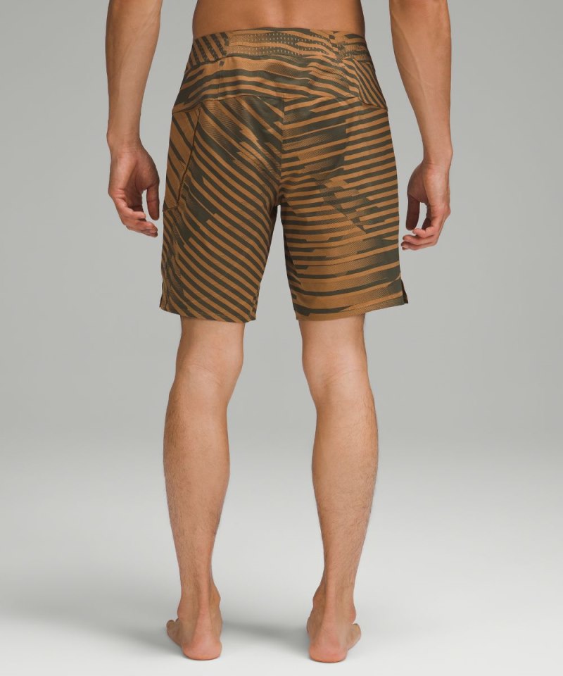 Lululemon Current State Board Short 9" Exurbia Print Bold Beige Tidal Teal Online Outlet Sale