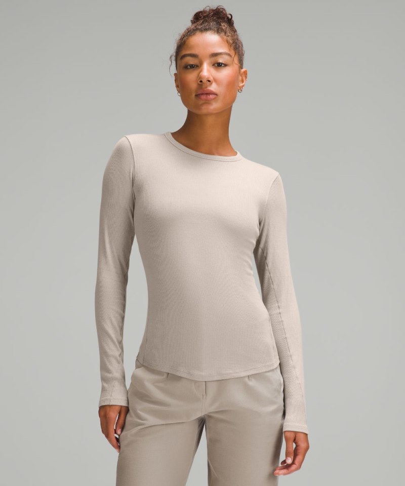 Lululemon Hold Tight Long-Sleeve Shirt Riverstone Online Outlet Sale