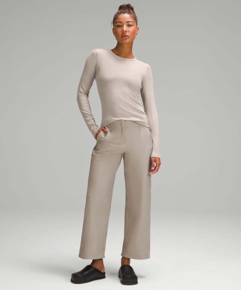 Lululemon Hold Tight Long-Sleeve Shirt Riverstone Online Outlet Sale