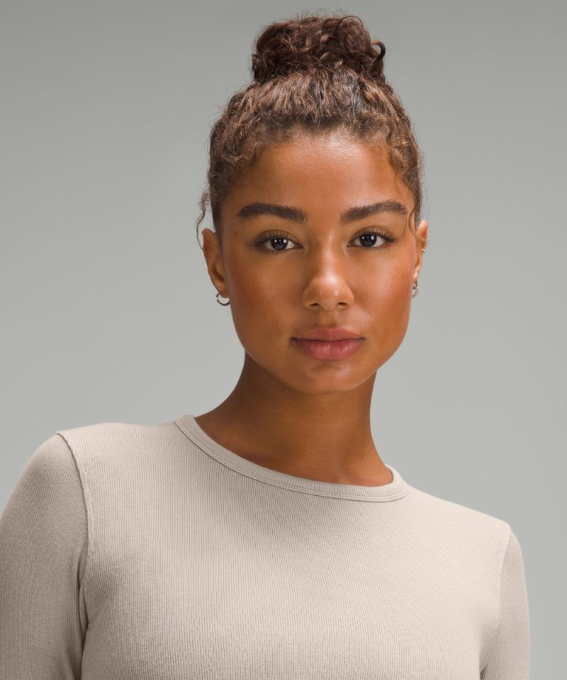 Lululemon Hold Tight Long-Sleeve Shirt Riverstone Online Outlet Sale