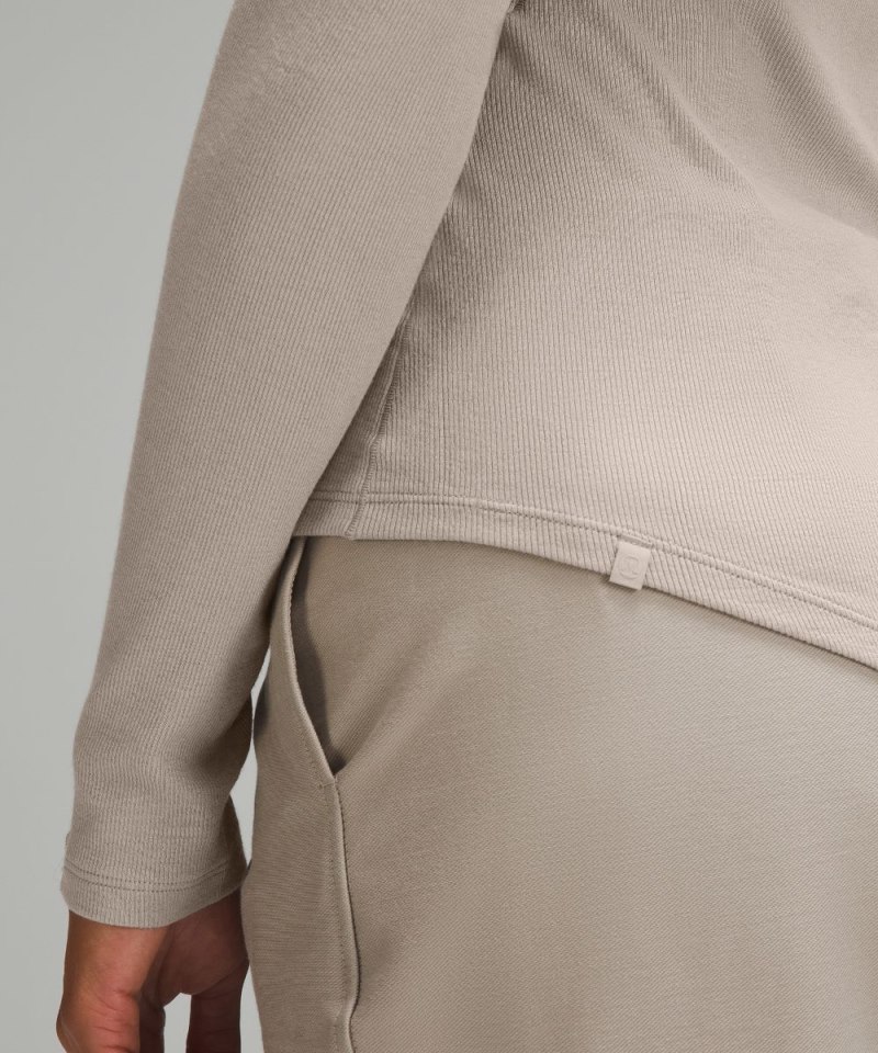 Lululemon Hold Tight Long-Sleeve Shirt Riverstone Online Outlet Sale