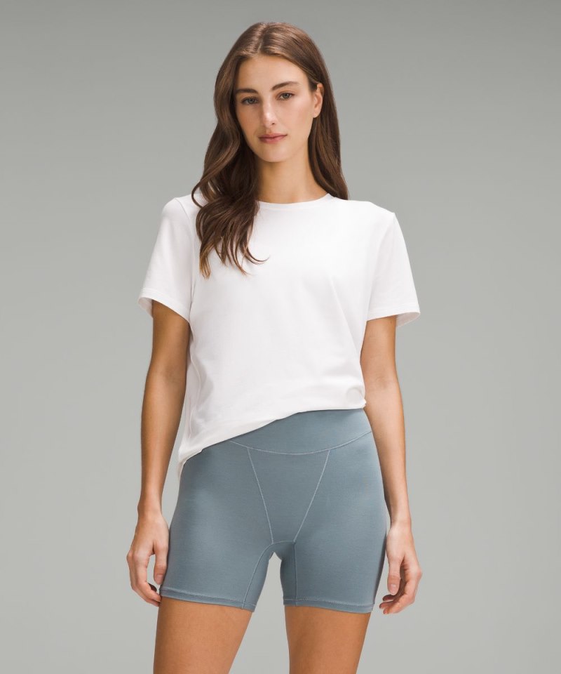 Lululemon UnderEase Super-High-Rise Shortie Underwear 5" Belgian Blue Online Outlet Sale