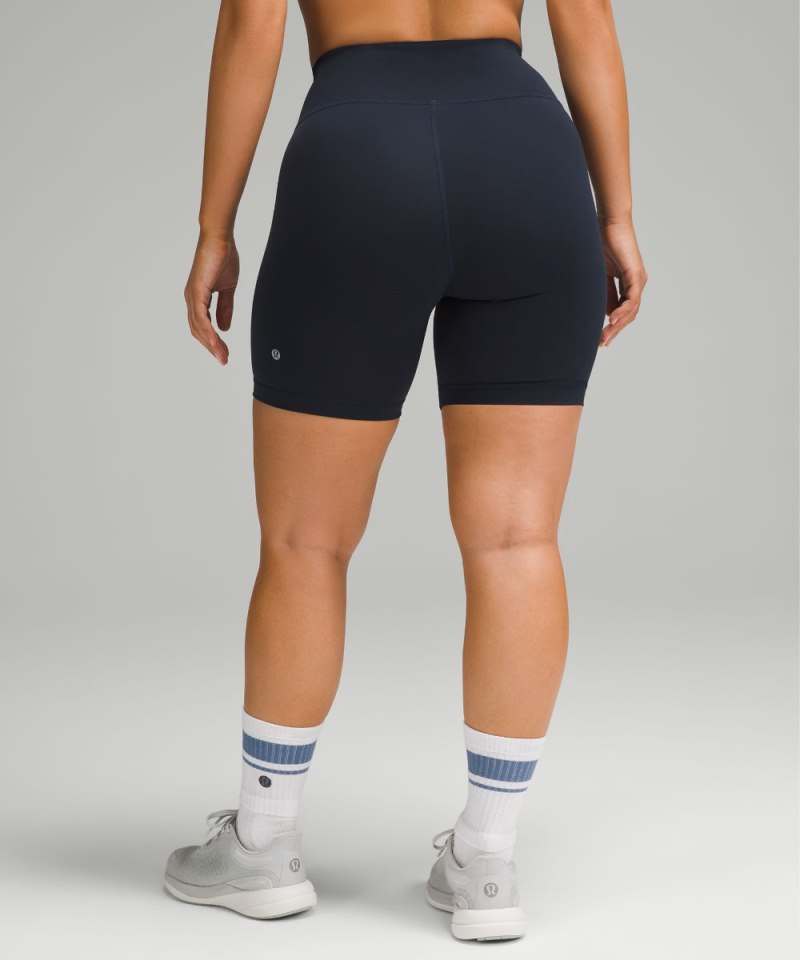 Lululemon Wunder Train Contour Fit High-Rise Short 6" True Navy Online Outlet Sale