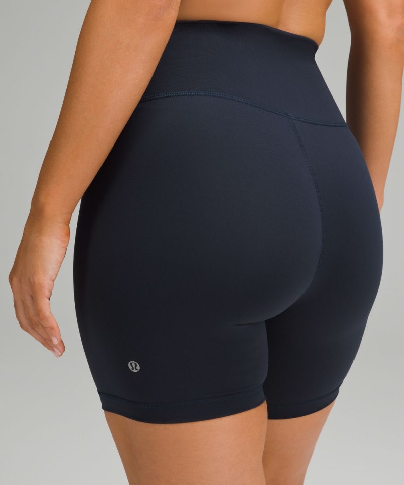 Lululemon Wunder Train Contour Fit High-Rise Short 6" True Navy Online Outlet Sale