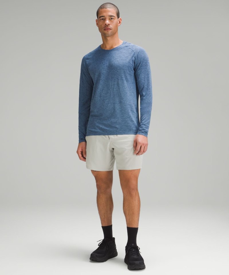 Lululemon Pace Breaker Linerless Short 7" Seal Grey Online Outlet Sale