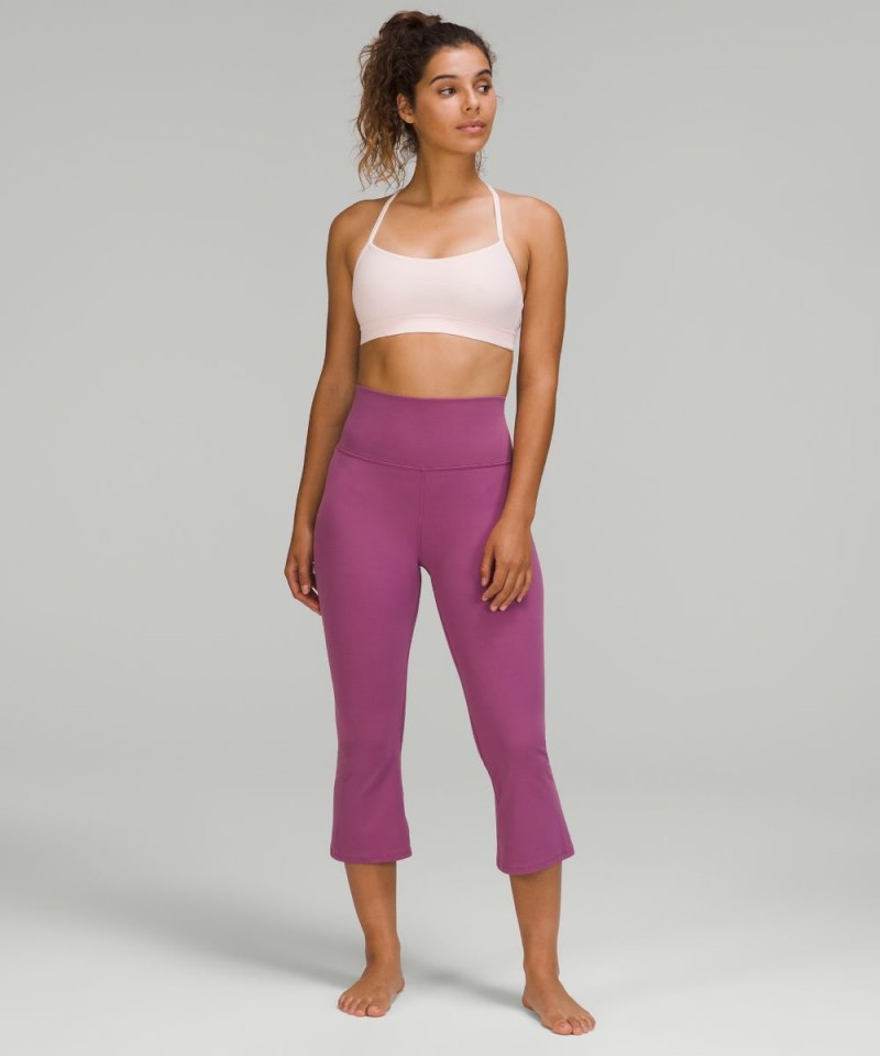 Lululemon Flow Y Bra Nulu *Light Support, A–C Cups Strawberry Milkshake Online Outlet Sale