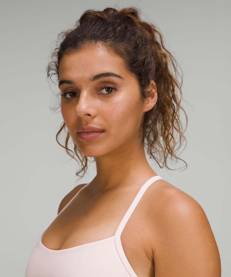 Lululemon Flow Y Bra Nulu *Light Support, A–C Cups Strawberry Milkshake Online Outlet Sale