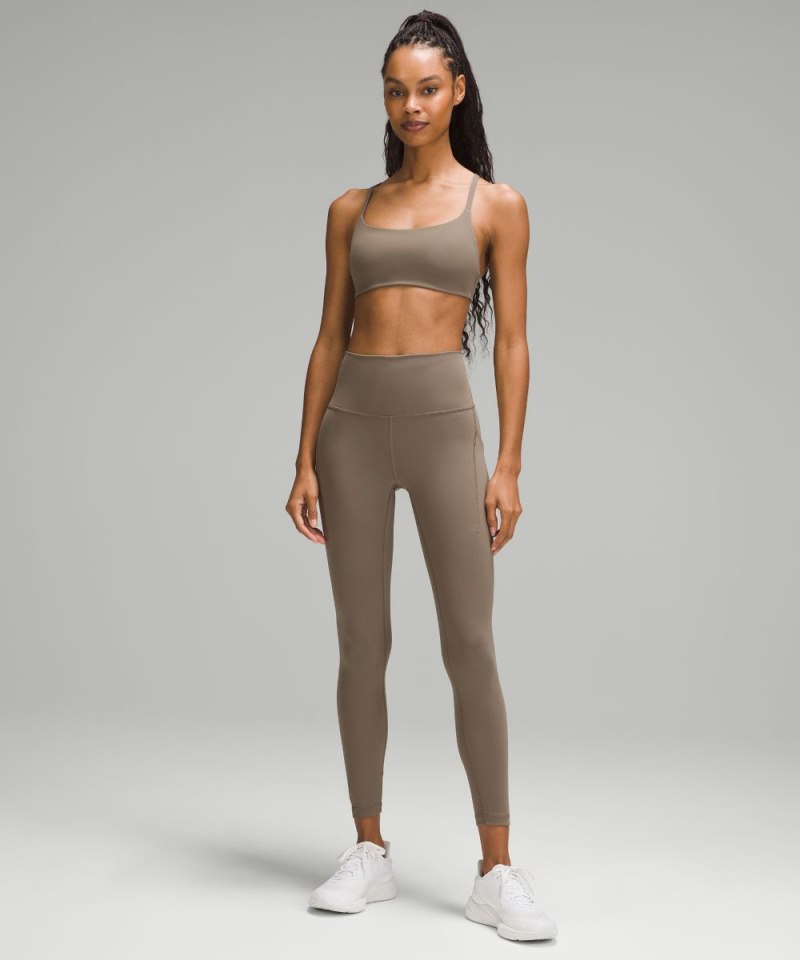 Lululemon Wunder Train High-Rise Tight with Pockets 25" Nomad Online Outlet Sale