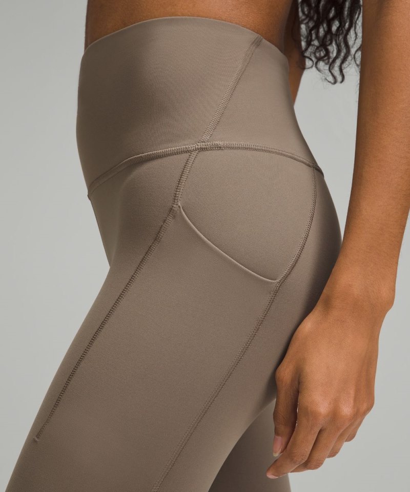 Lululemon Wunder Train High-Rise Tight with Pockets 25" Nomad Online Outlet Sale